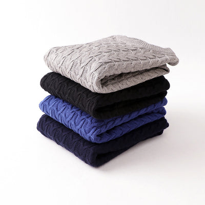 Cable-knit Sweater Warm Thickened Pullover For Women