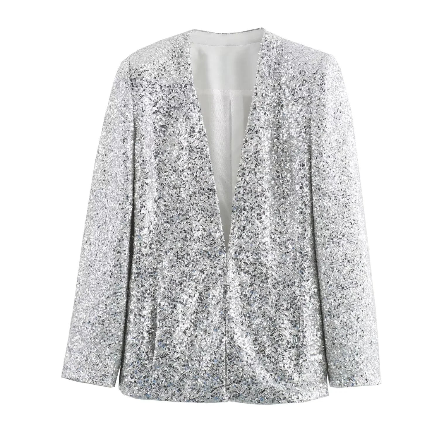 Women's Fashionable Sequins Blazer