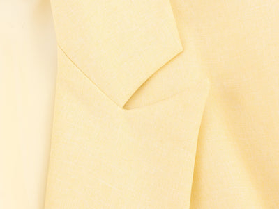 Spring And Autumn Linen Blended Minimalist Blazer