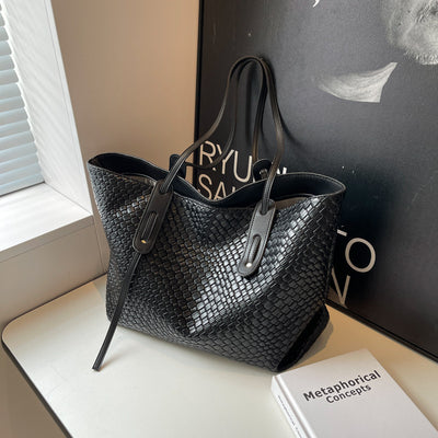 Large Capacity Woven Bag Women's All-match One-shoulder Underarm