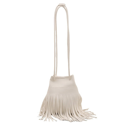 Soft Leather Women's Tassel Small Satchel