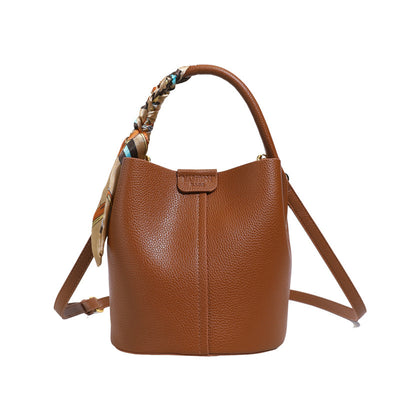Korean Style Scarf Hand-carrying Combination Bucket Bag