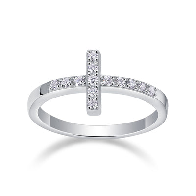 Holy Light Cross - A Fashionable And Luxurious Jewelry Piece Set With Moissanite S925 Sterling Silver And Platinum-plated Diamond