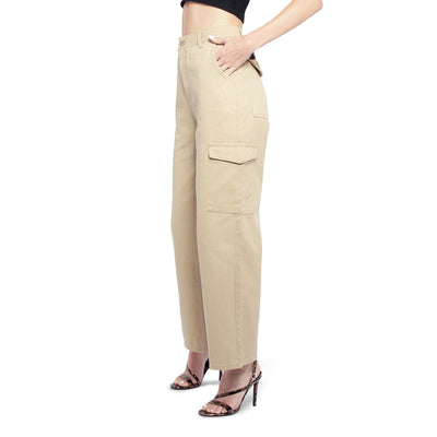 High Waist Cargo Pocket Pants