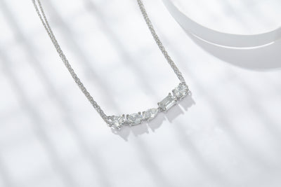 Galaxy - A Fashionable And Luxurious Diamond Jewelry Pendant Set With Moissanite S925 Sterling Silver And Platinum Plating