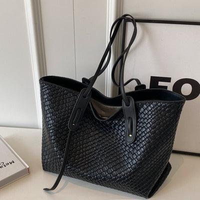 Large Capacity Woven Bag Women's All-match One-shoulder Underarm