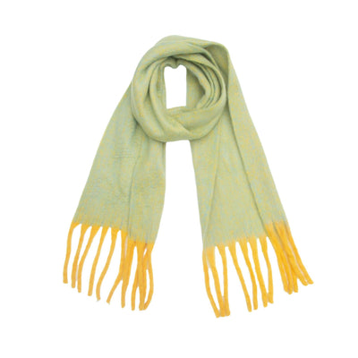 Circle Yarn Thick Tassel Clip Flower Scarf Shawl