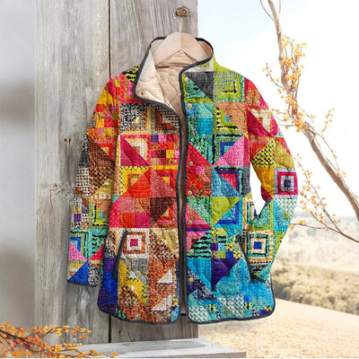 Women's Printed Fall Winter Coat