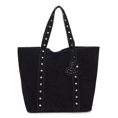 Special-interest Design Rivet Hand-carrying Tote Bag Fashion Commuter Shoulder Underarm Bag