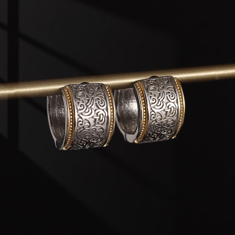 Retro Simple Small Hoop Earrings