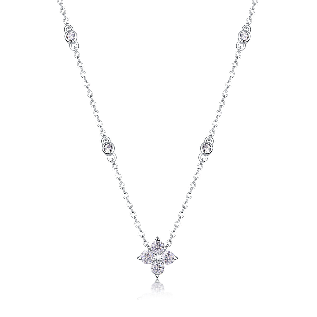 Sweetheart Halo - A Fashionable And Luxurious Diamond Jewelry Pendant Set With 2-carat Moissanite S925 Sterling Silver And Platinum Plating